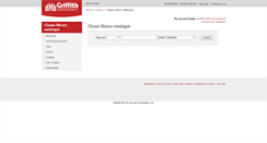 Desktop Screenshot of librarycatalogue.griffith.edu.au